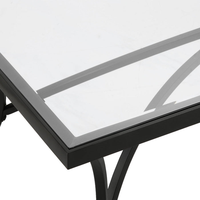 Uttermost 22909 Coffee Table, Satin Black