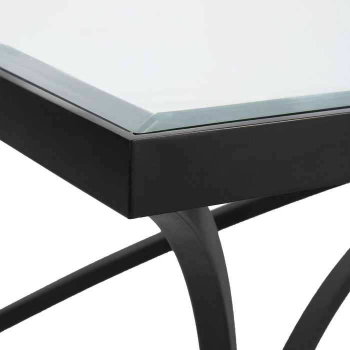 Uttermost 22909 Coffee Table, Satin Black