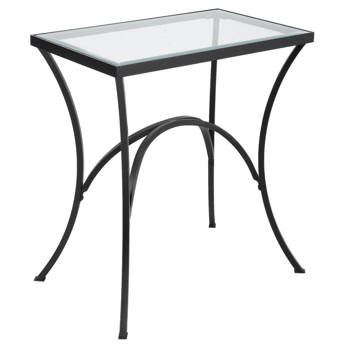 Uttermost 22911 End Table, Satin Black
