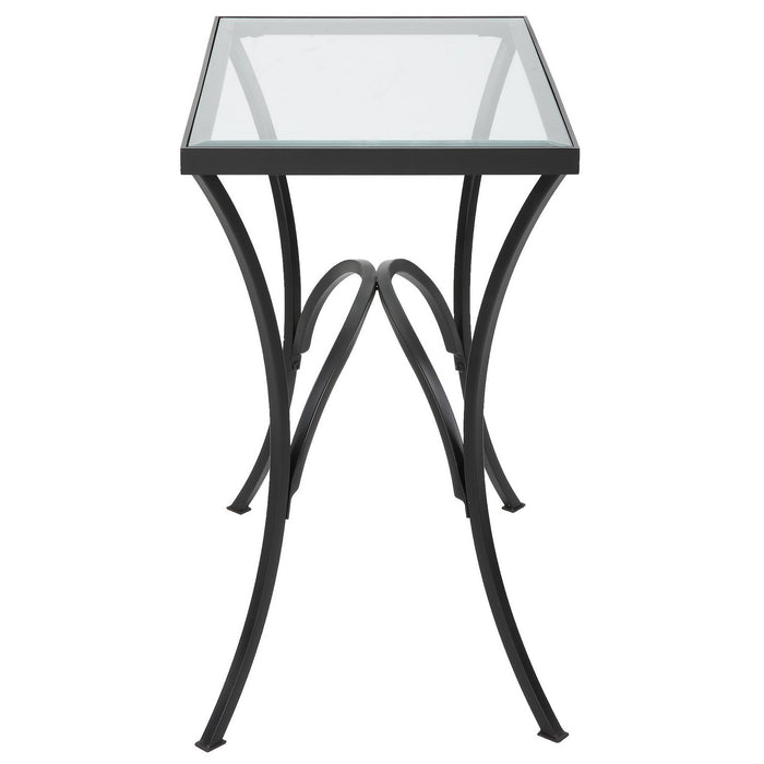 Uttermost 22911 End Table, Satin Black