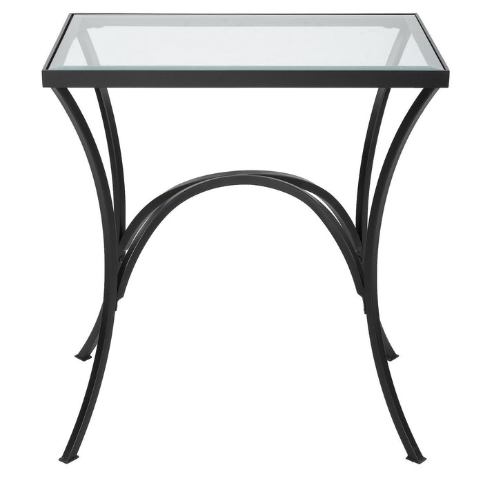 Uttermost 22911 End Table, Satin Black