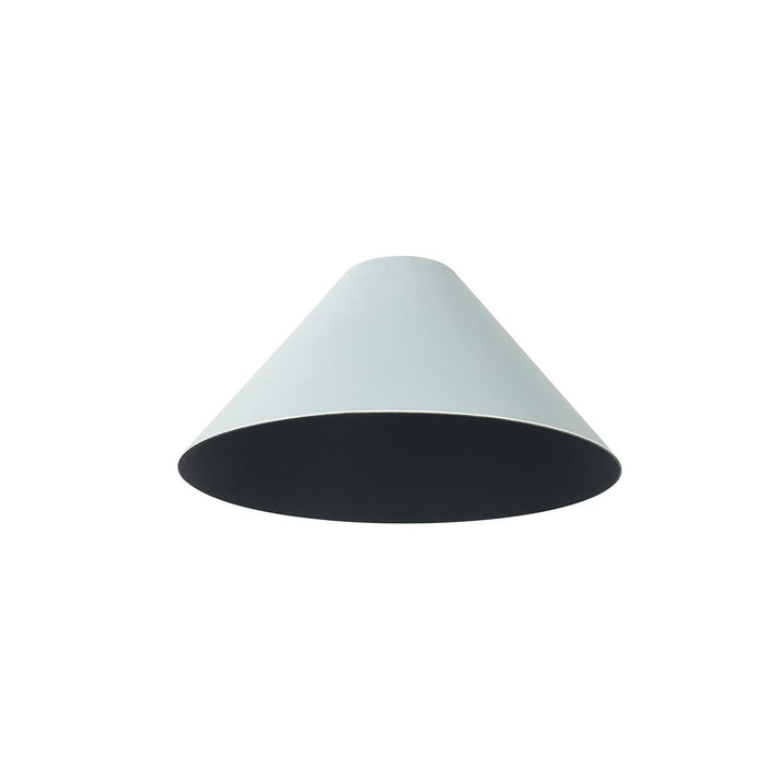 Nora Lighting NYLM-2CONEWB Fixture Shade, White / Black