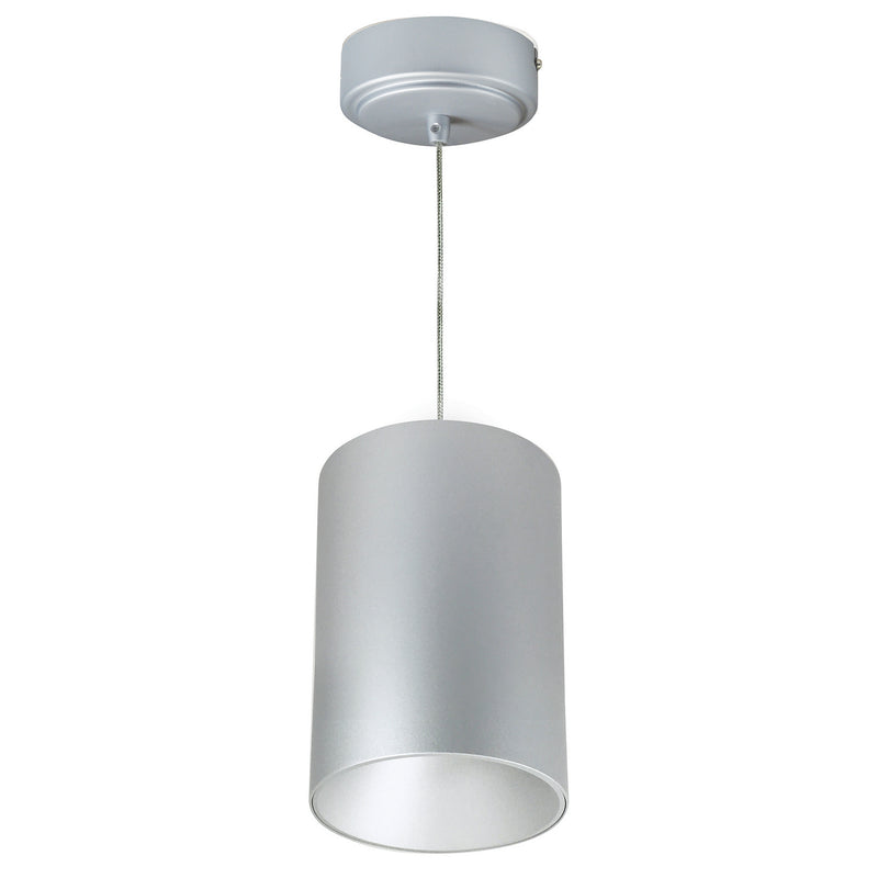 Nora Lighting NYLM-5C30XSSLE4 35W Ilene Cyl Pendant 18/28/42, Silver