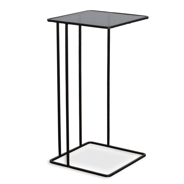 Uttermost 22916 Accent Table, Brushed Black