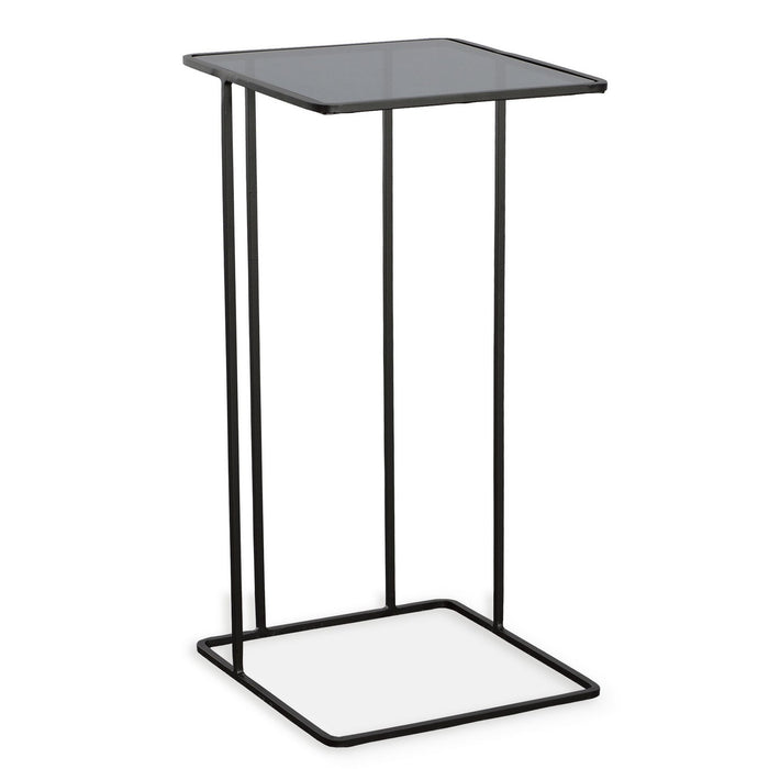 Uttermost 22916 Accent Table, Brushed Black