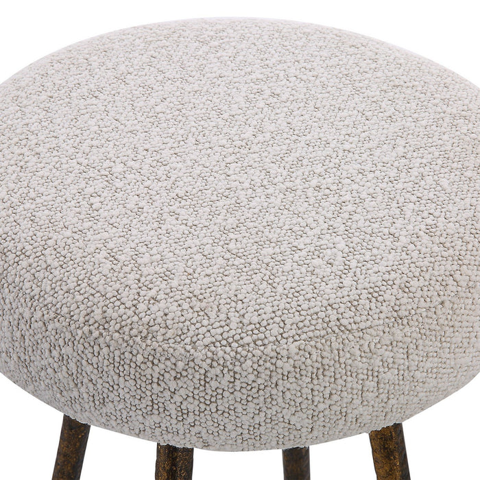 Uttermost 23771 Counter Stool, Gold Topped