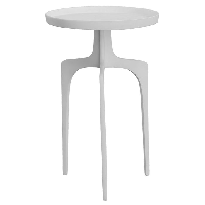 Uttermost 25734 Accent Table, Matte White