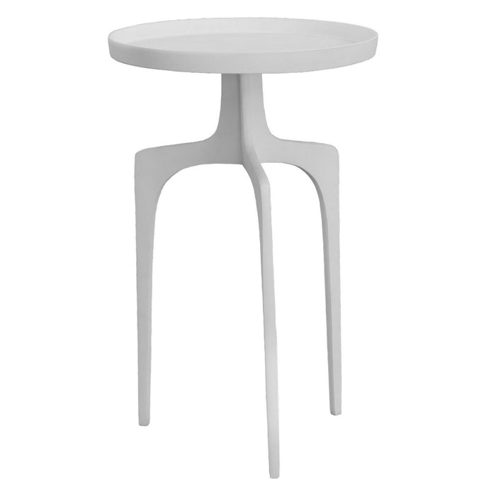 Uttermost 25734 Accent Table, Matte White