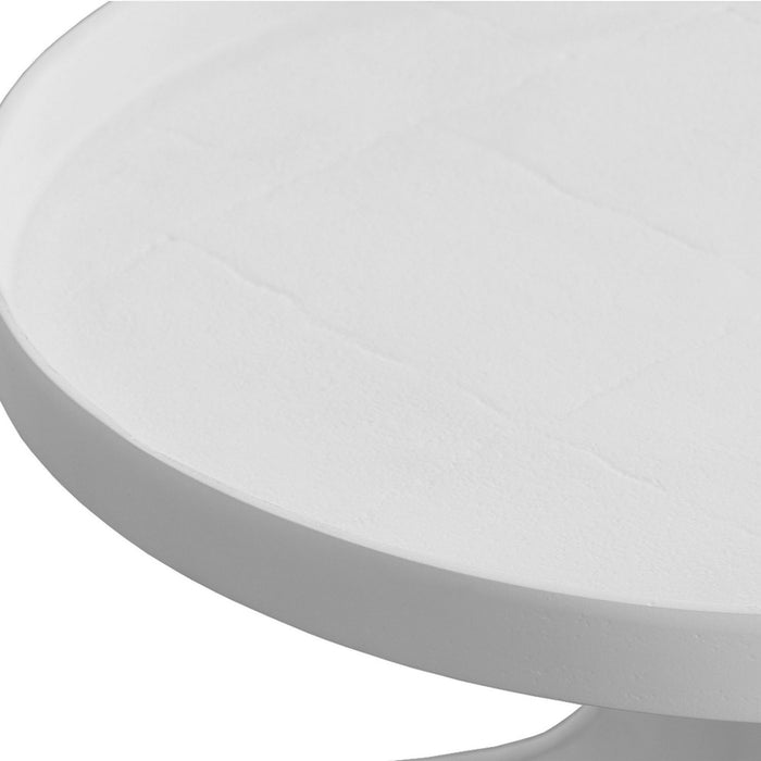 Uttermost 25734 Accent Table, Matte White
