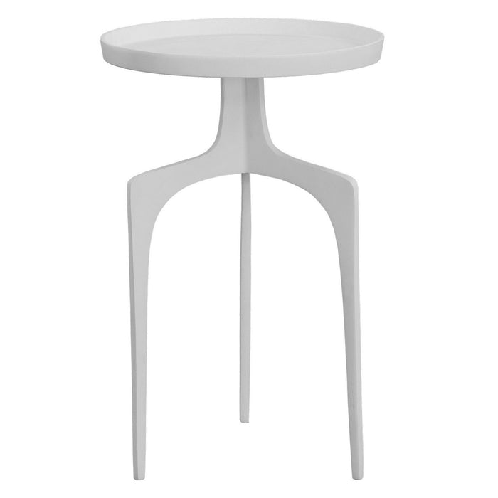 Uttermost 25734 Accent Table, Matte White