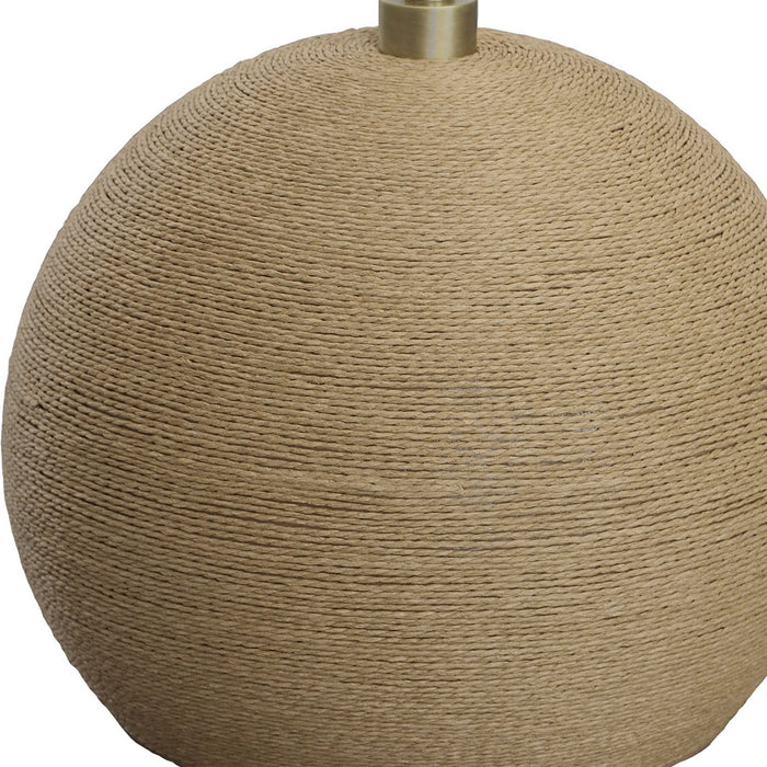 Uttermost 30199-1 One Light Floor Lamp, Antique Brass