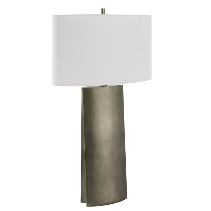Uttermost 30204 One Light Table Lamp, Dark Steel Gray