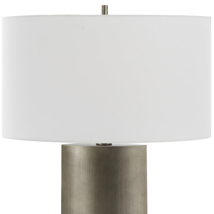 Uttermost 30204 One Light Table Lamp, Dark Steel Gray