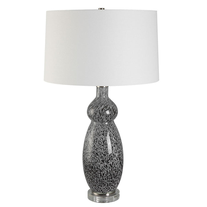 Uttermost 30228 One Light Table Lamp, Brushed Nickel