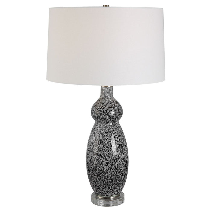 Uttermost 30228 One Light Table Lamp, Brushed Nickel