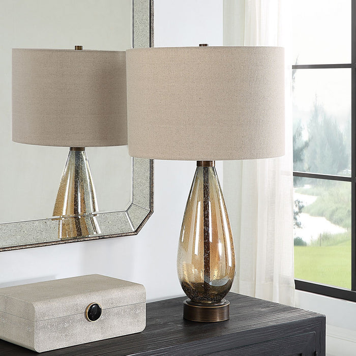 Uttermost 30230 One Light Table Lamp, Rustic Bronze