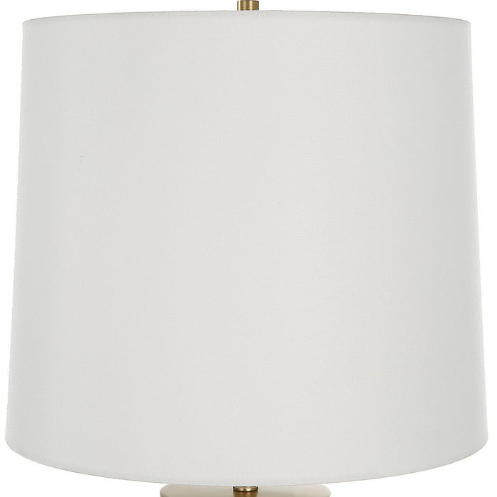 Uttermost 30232-1 One Light Table Lamp, Antiqued Brass