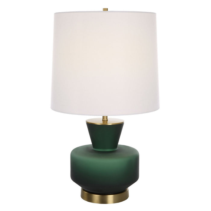 Uttermost 30232-1 One Light Table Lamp, Antiqued Brass