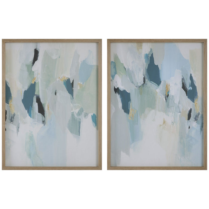 Uttermost 32282 Prints Set/2, Gray Washed Pine
