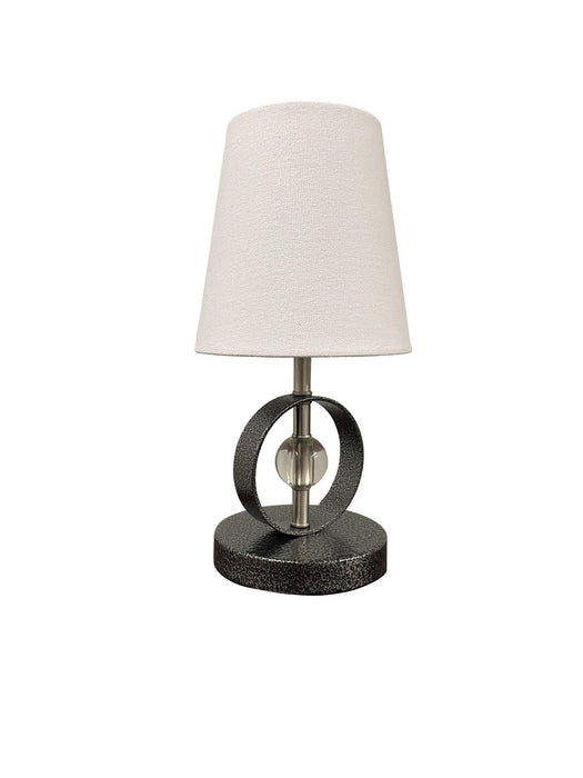 House of Troy B210-SN/SS One Light Accent Lamp, Satin Nickel/Supreme Silver