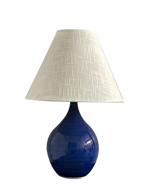House of Troy GS200-IMB One Light Table Lamp, Imperial Blue