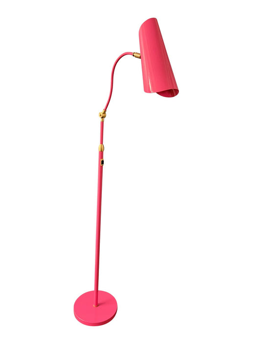 House of Troy L300-ORSB LED Floor Lamp, Orchid/Satin Brass