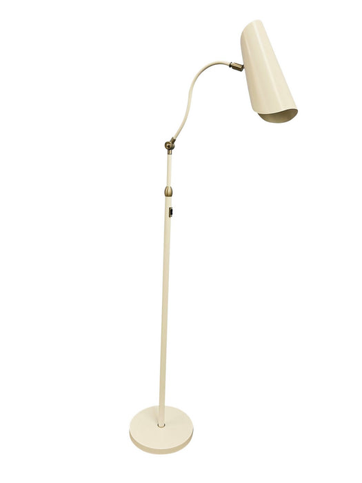 House of Troy L300-WTSN LED Floor Lamp, White/Satin Nickel
