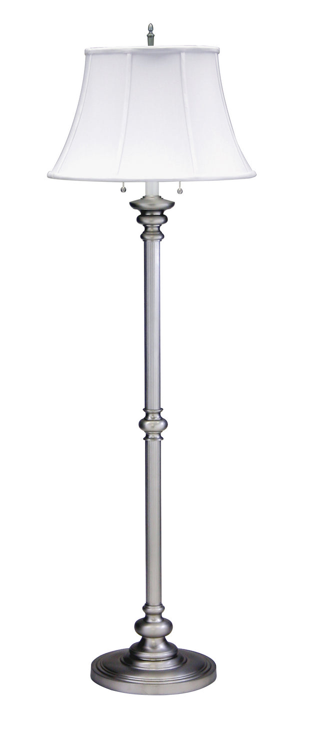 House of Troy N601-PTR Two Light Floor Lamp, Pewter