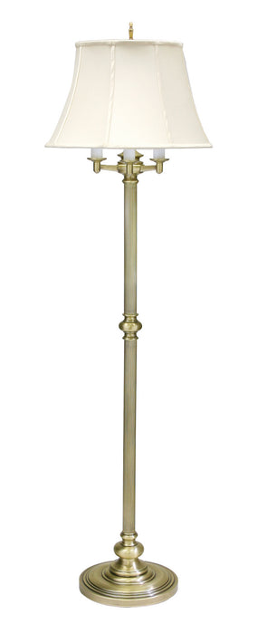 House of Troy N603-AB Four Light Floor Lamp, Antique Brass