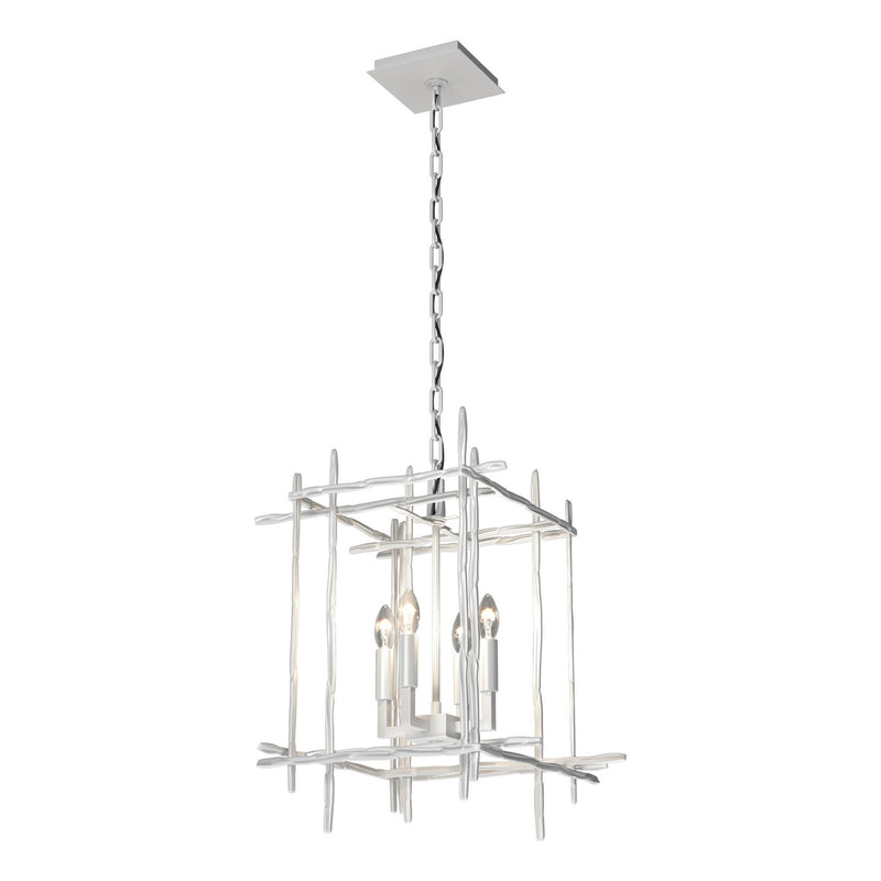 Hubbardton Forge 101315-SKT-02 Four Light Chandelier, White