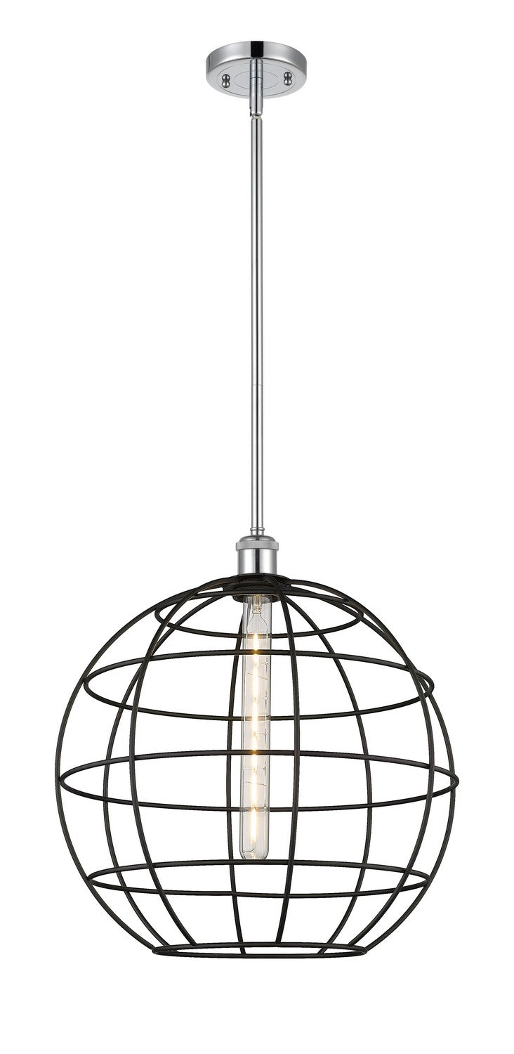 Innovations 516-1S-PC-CE-16-BK LED Pendant, Polished Chrome