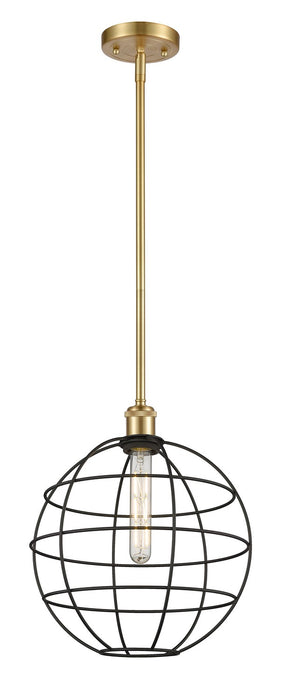 Innovations 516-1S-SG-CE-12-BK LED Pendant, Satin Gold