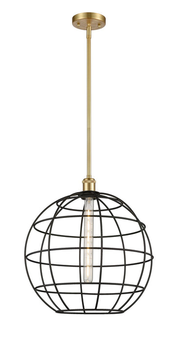 Innovations 516-1S-SG-CE-16-BK LED Pendant, Satin Gold
