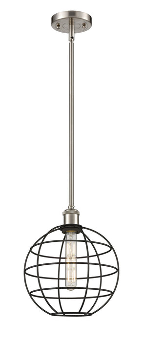 Innovations 516-1S-SN-CE-10-BK LED Pendant, Satin Nickel