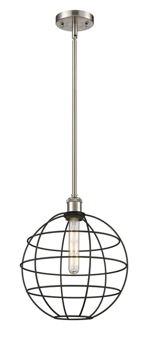 Innovations 516-1S-SN-CE-12-BK LED Pendant, Satin Nickel