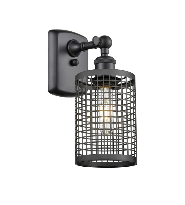Innovations 516-1W-BK-M18-BK LED Wall Sconce, Matte Black