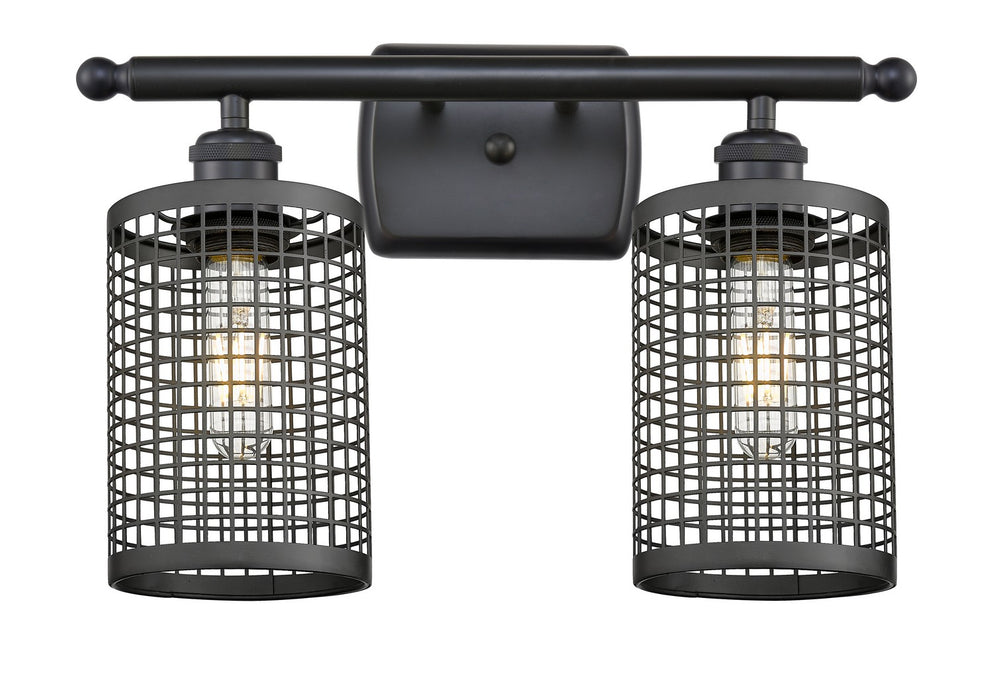 Innovations 516-2W-BK-M18-BK LED Bath Vanity, Matte Black
