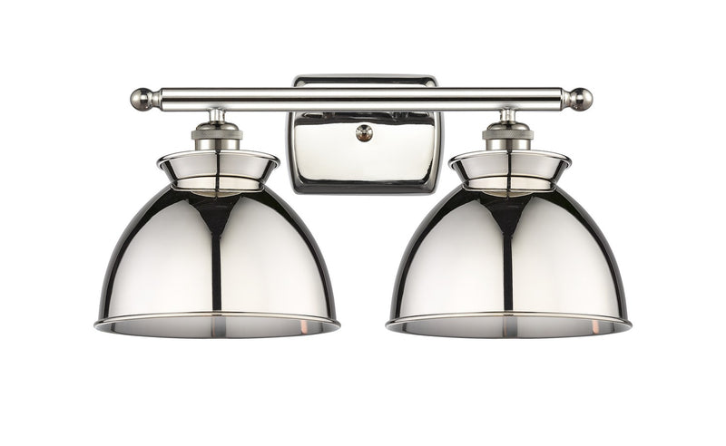 Innovations 516-2W-PN-M14-PN Two Light Bath Vanity, Polished Nickel