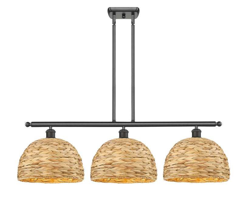 Innovations 516-3I-OB-RBD-12-NAT Three Light Pendant, Oil Rubbed Bronze