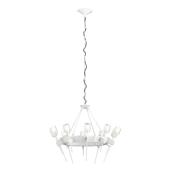 Hubbardton Forge 101525-SKT-02-YC0369 Ten Light Chandelier, White