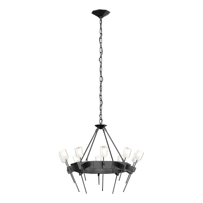 Hubbardton Forge 101525-SKT-89-YC0369 Ten Light Chandelier, Ink