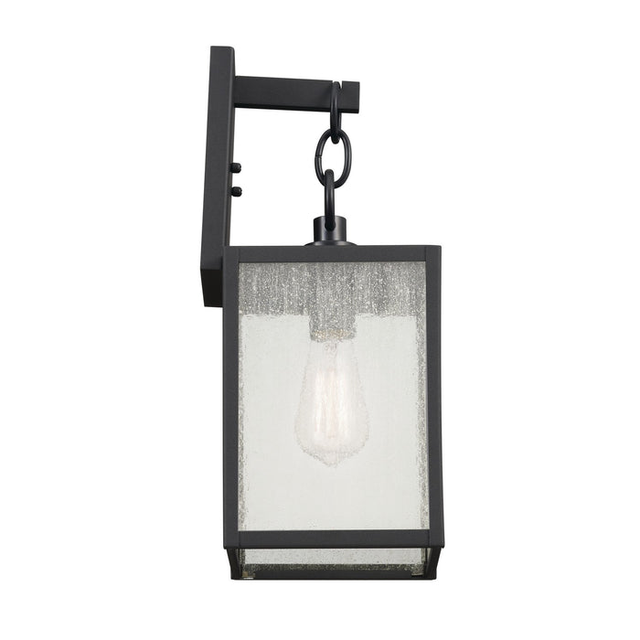 Kichler 59006BKT One Light Outdoor Wall Mount, Black