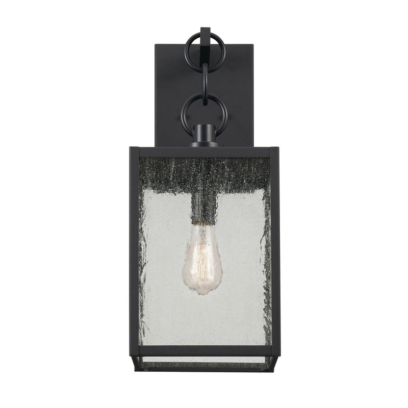 Kichler 59007BKT One Light Outdoor Wall Mount, Black Textured