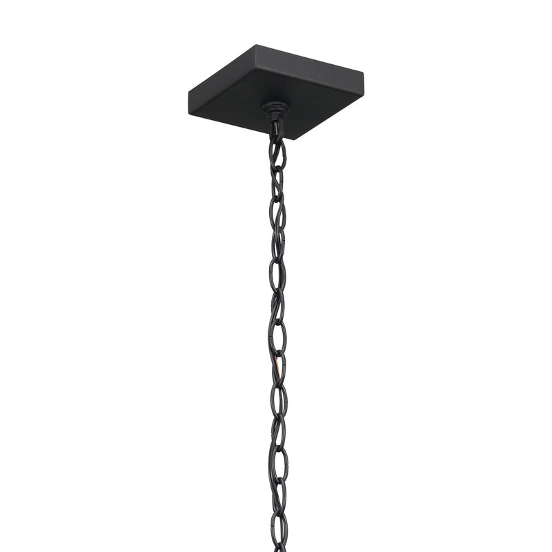 Kichler 59008BKT One Light Outdoor Pendant / Semi Flush, Black Textured