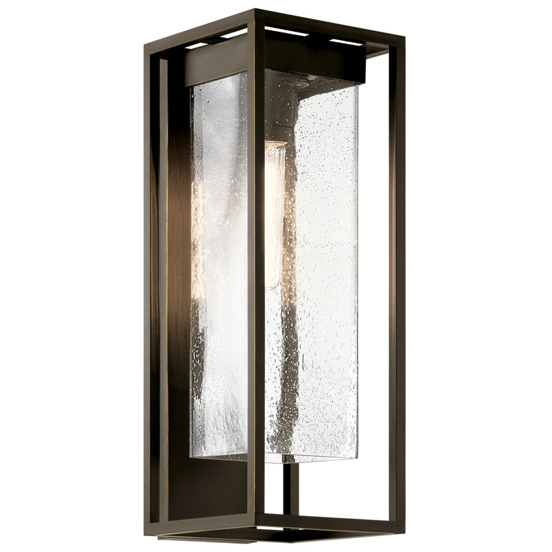 Kichler 59063OZ One Light Outdoor Wall Mount, Bronze