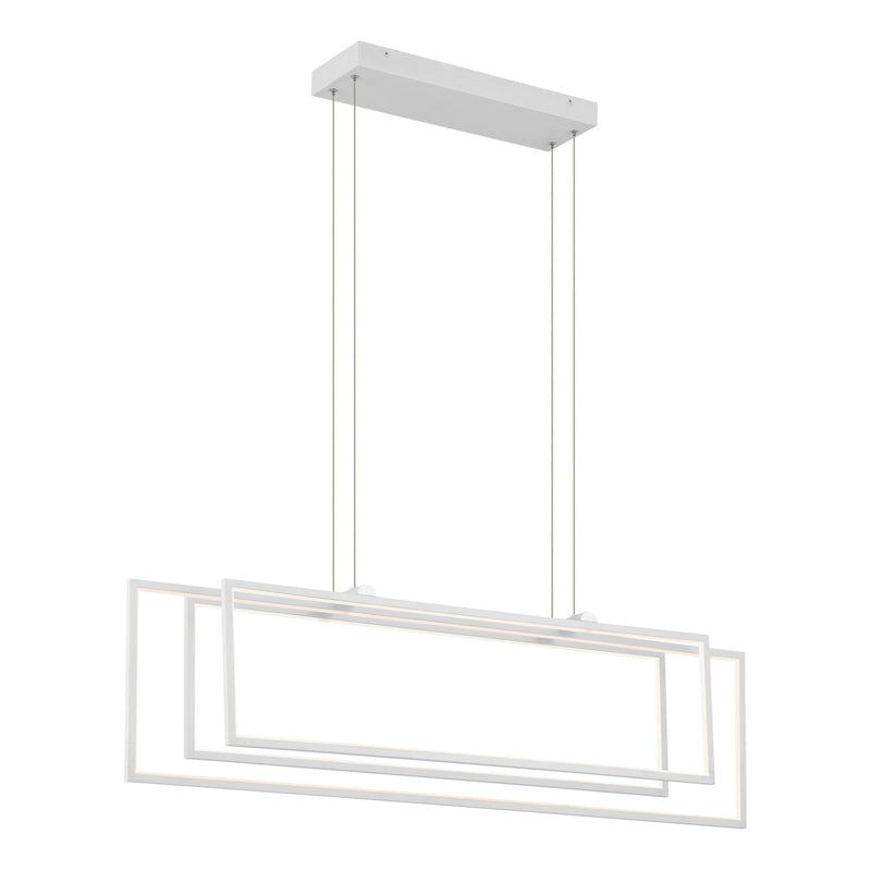 Kichler 84331WH LED Linear Chandelier, White