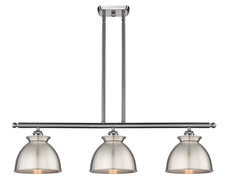 Innovations 516-3I-SN-M14-SN Three Light Island Pendant, Brushed Satin Nickel