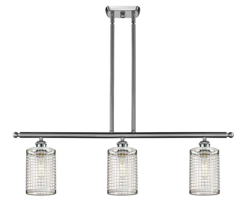Innovations 516-3I-SN-M18-SN LED Pendant, Satin Nickel