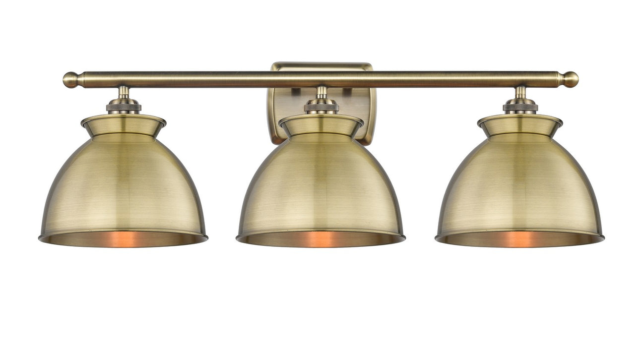 Innovations 516-3W-AB-M14-AB Three Light Bath Vanity, Antique Brass