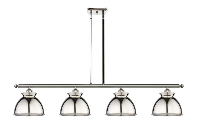 Innovations 516-4I-PN-M14-PN Four Light Island Pendant, Polished Nickel